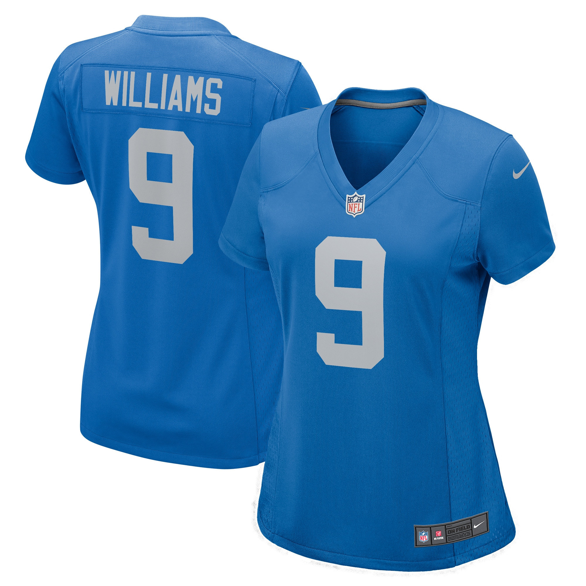 Jameson Williams Detroit Lions Womens Player Game Jersey Blue Nfl