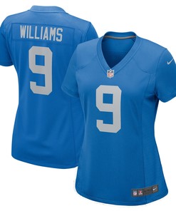 Jameson Williams Detroit Lions Womens Player Game Jersey - Blue Nfl