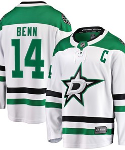 Jamie Benn Dallas Stars Fanatics Branded Away Premier Breakaway Player Jersey - White Nhl