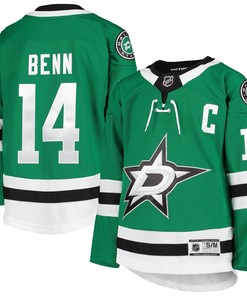 Jamie Benn Dallas Stars Home Premier Player Jersey - Kelly Green Nhl
