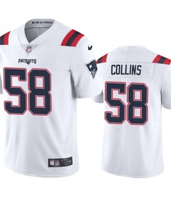 Jamie Collins 58 New England Patriots White Vapor Limited Jersey