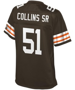 Jamie Collins Cleveland Browns Nfl Pro Line Womens Historic Logo Player Jersey - Brown