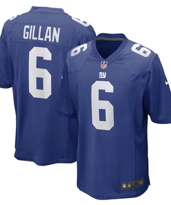 Jamie Gillan New York Giants Game Player Jersey - Royal