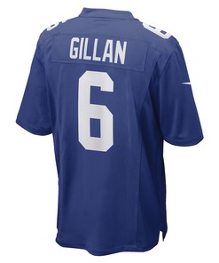 Jamie Gillan New York Giants Game Player Jersey - Royal