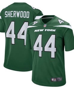 Jamien Sherwood New York Jets Game Jersey - Gotham Green Nfl