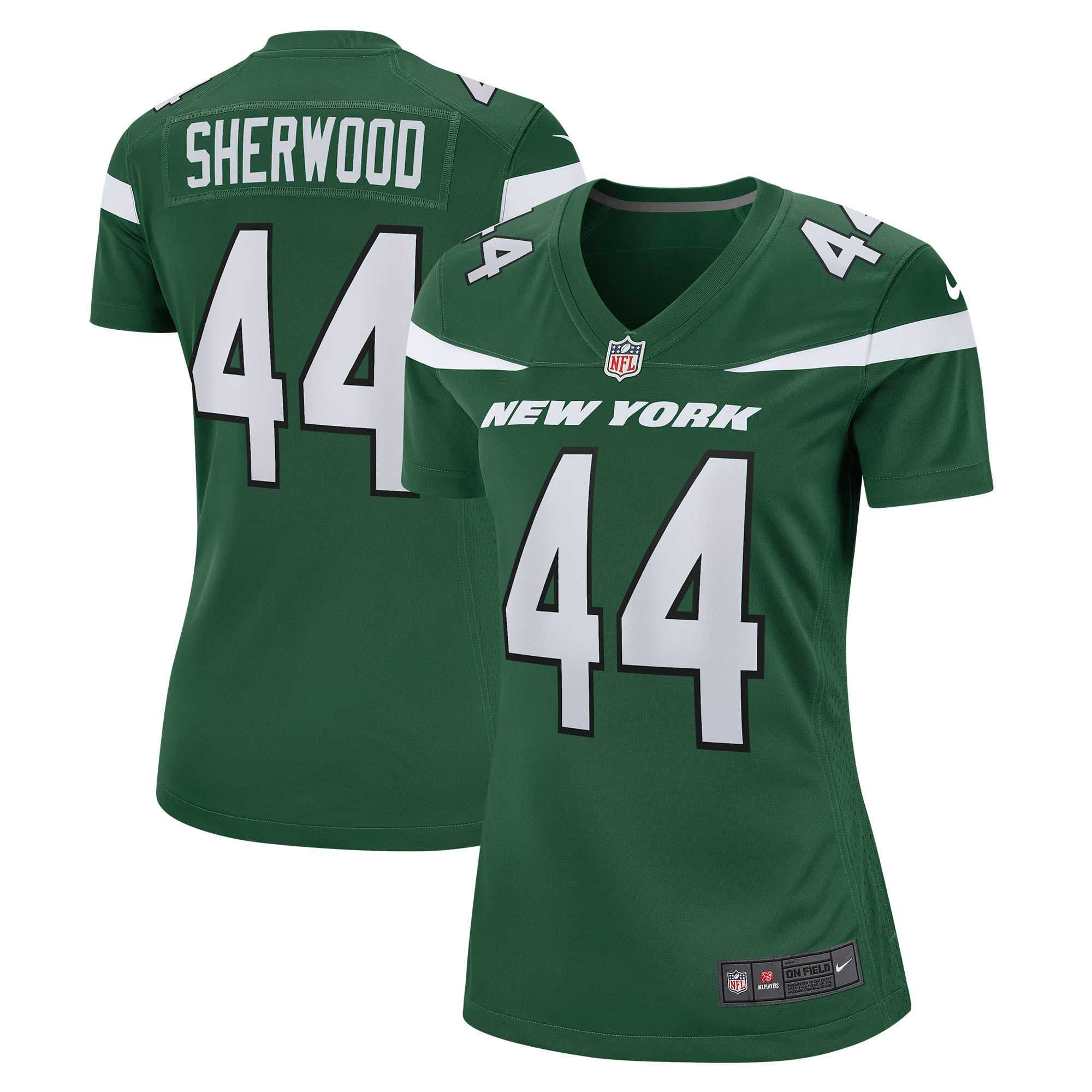 Jamien Sherwood New York Jets Womens Game Jersey - Gotham Green Nfl