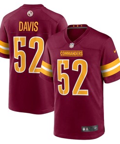 Jamin Davis Washington Commanders Player Game Jersey - Burgundy