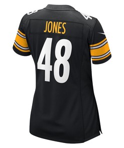 Jamir Jones Pittsburgh Steelers Women's Team Game Player Jersey - Black