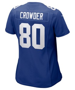 Jamison Crowder 80 New York Giants Women's Game Jersey - Royal
