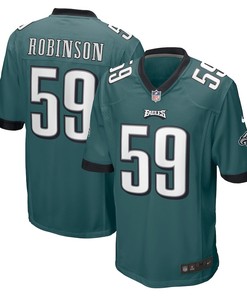 Janarius Robinson 59 Philadelphia Eagles Home Game Player Jersey - Midnight Green