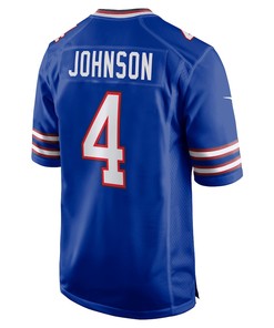 Jaquan Johnson 4 Buffalo Bills Game Jersey - Royal