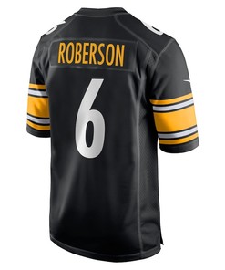 Jaquarii Roberson Pittsburgh Steelers Game Player Jersey - Black