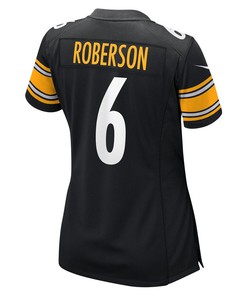 Jaquarii Roberson Pittsburgh Steelers Women's Game Player Jersey - Black