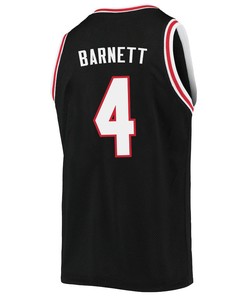 Jared Barnett 4 San Diego State Aztecs 2023 Basketball Jersey- Men Black