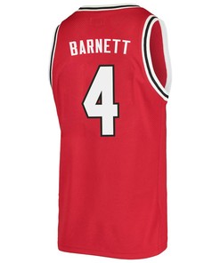 Jared Barnett 4 San Diego State Aztecs 2023 Basketball Jersey- Men Red