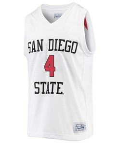 Jared Barnett 4 San Diego State Aztecs 2023 Basketball Jersey- Men White