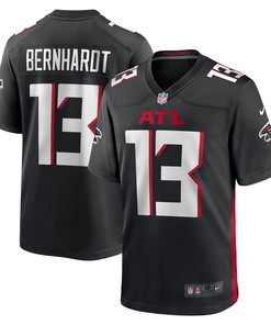 Jared Bernhardt Atlanta Falcons Player Game Jersey - Black Nfl