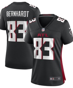 Jared Bernhardt Atlanta Falcons Women's Game Player Jersey - Black