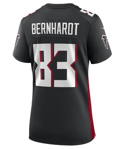 Jared Bernhardt Atlanta Falcons Women's Game Player Jersey - Black