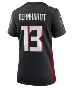Jared Bernhardt Atlanta Falcons Women's Player Game Jersey - Black