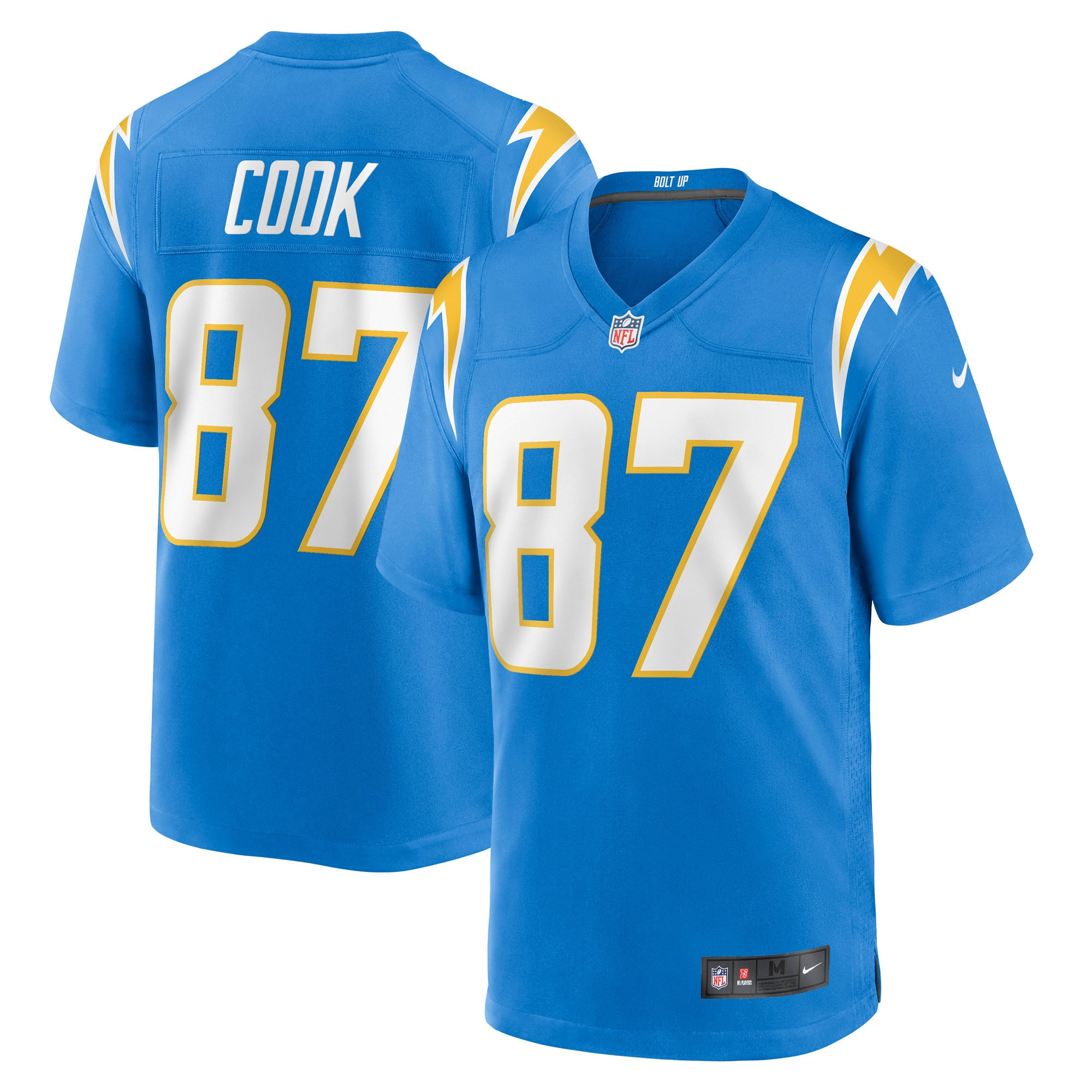 Jared Cook Los Angeles Chargers Game Player Jersey - Powder Blue Nfl