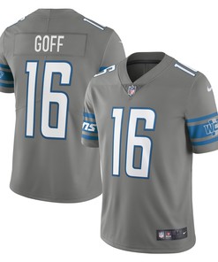 Jared Goff Detroit Lions Alternate Vapor Limited Jersey - Steel Nfl