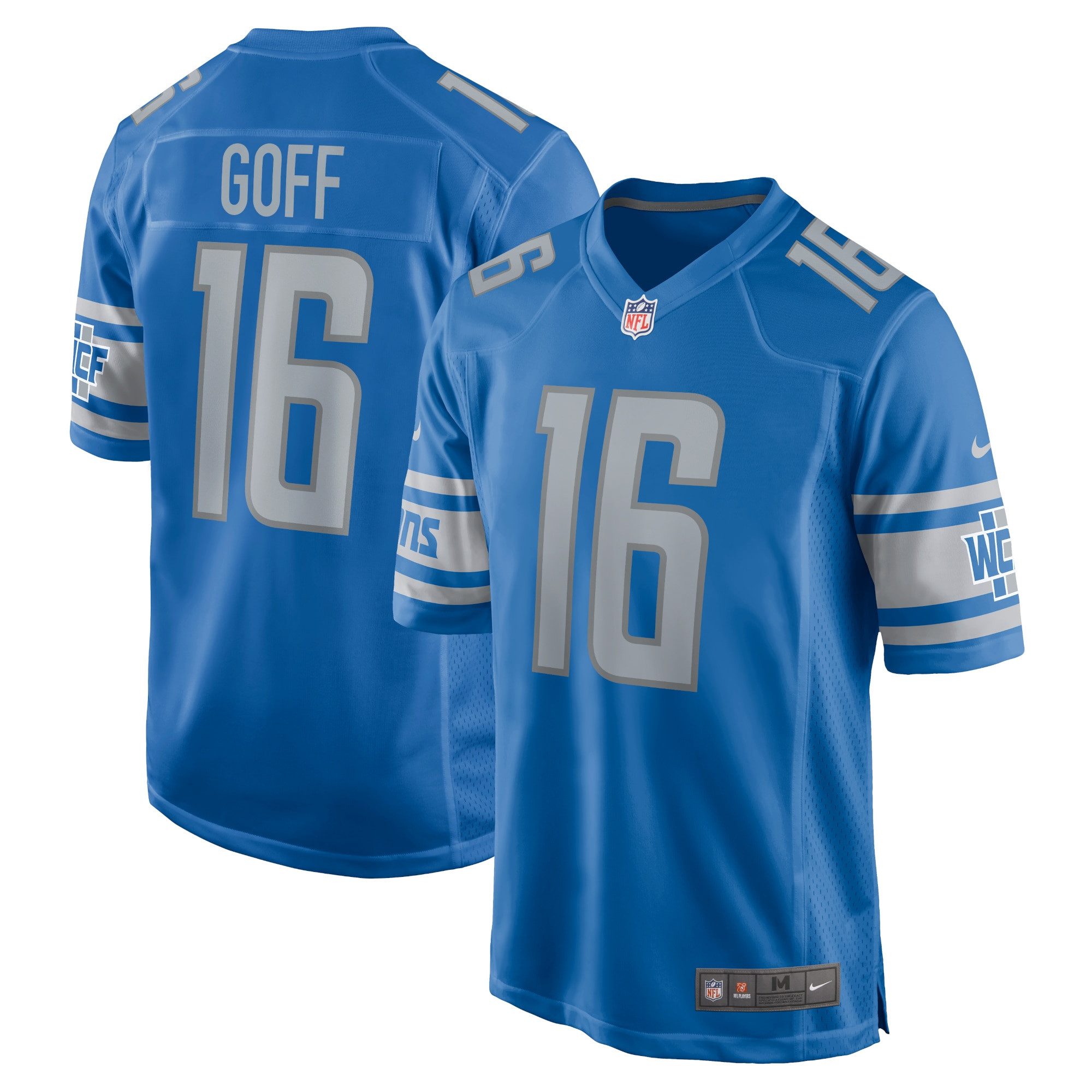 Jared Goff Detroit Lions Game Jersey - Blue Nfl