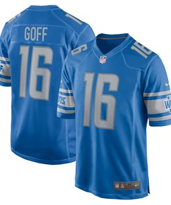 Jared Goff Detroit Lions Game Jersey - Blue Nfl
