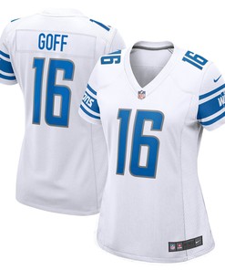 Jared Goff Detroit Lions Womens Game Jersey - White Nfl