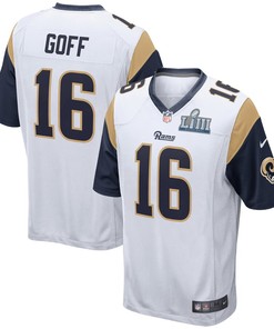 Jared Goff Los Angeles Rams Nike Super Bowl Liii Bound Game Jersey - White