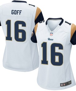 Jared Goff Los Angeles Rams Nike Womens Game Jersey - White