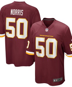 Jared Norris Washington Football Team Game Player Jersey - Burgundy Nfl