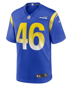 Jared Pinkney Los Angeles Rams Game Player Jersey - Royal