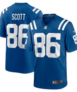 Jared Scott Indianapolis Colts Game Player Jersey - Royal