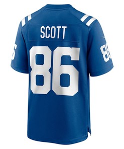 Jared Scott Indianapolis Colts Game Player Jersey - Royal