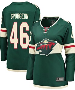 Jared Spurgeon Minnesota Wild Fanatics Branded Womens Breakaway Player Jersey - Green Nhl