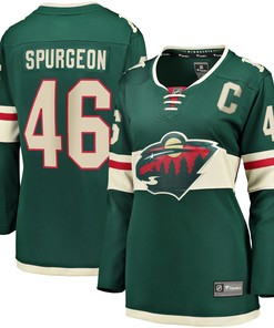 Jared Spurgeon Minnesota Wild Womens Home Breakaway Player Jersey - Green Nhl