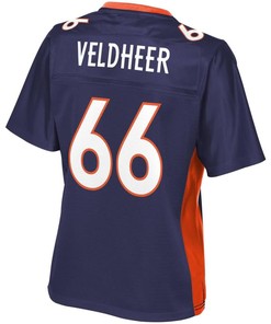 Jared Veldheer Denver Broncos Nfl Pro Line Womens Alternate Player Jersey - Navy