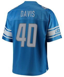 Jarrad Davis Detroit Lions Nfl Pro Line Team Color Player Jersey - Blue