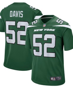 Jarrad Davis New York Jets Game Jersey - Gotham Green Nfl