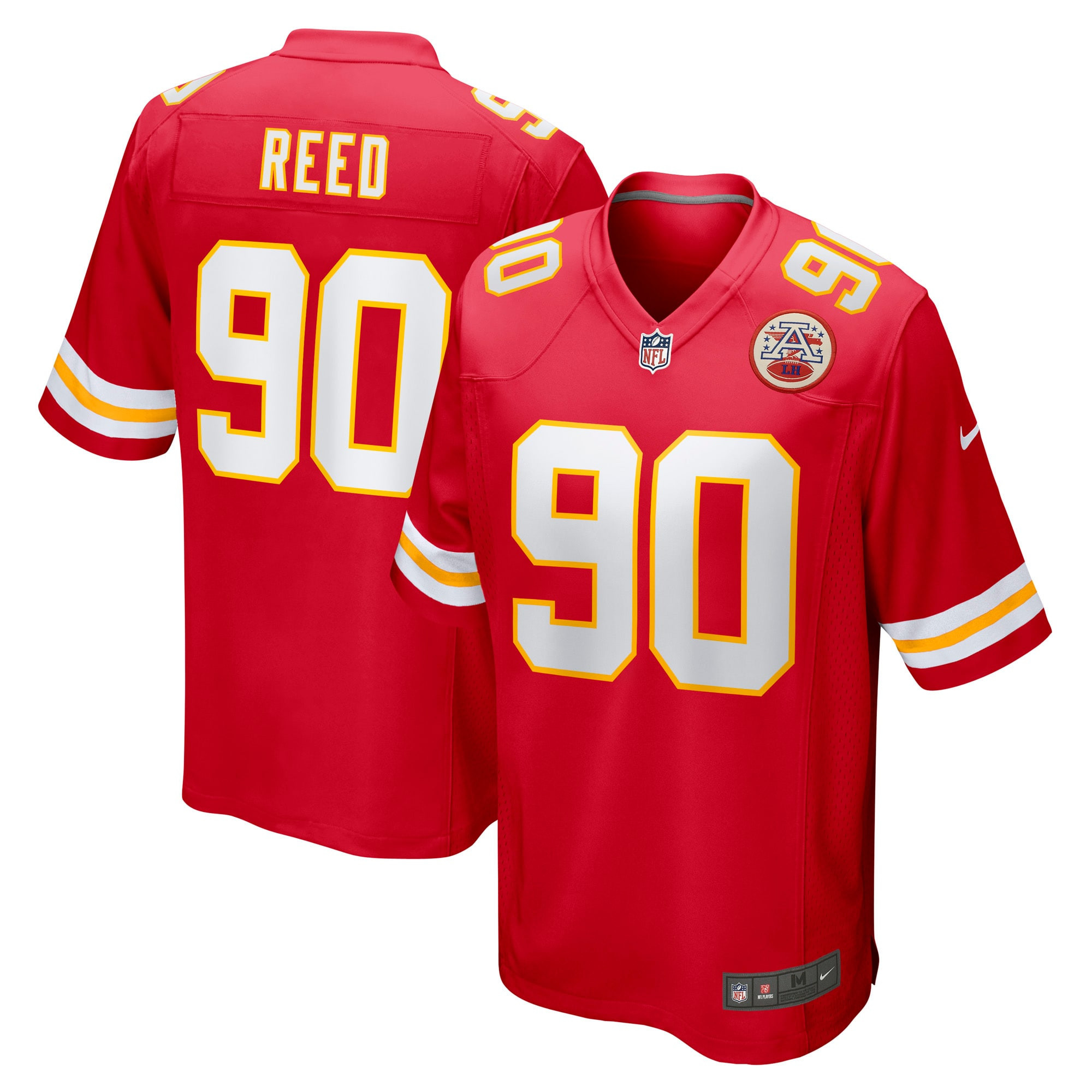 Jarran Reed Kansas City Chiefs Game Jersey - Red Nfl