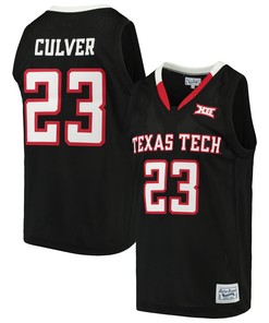 Jarrett Culver Texas Tech Red Raiders Original Retro Brand Alumni Basketball Jersey - Black Ncaa