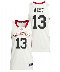Jarrod West 13 Louisville Cardinals 2022 Basketball Honoring Black Excellence Men Jersey - White