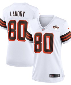 Jarvis Landry Cleveland Browns Womens 1946 Collection Alternate Game Jersey - White Nfl
