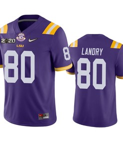 Jarvis Landry Lsu Tigers 2020 National Champions Purple Jersey