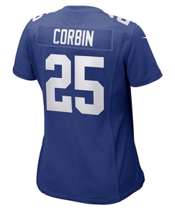 Jashaun Corbin New York Giants Women's Game Player Jersey - Royal