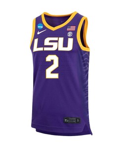 Jasmine Carson 2 LSU Tigers 2023 NCAA Basketball Jersey - Purple