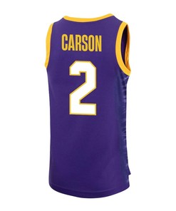 Jasmine Carson 2 LSU Tigers 2023 NCAA Basketball Jersey - Purple