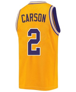Jasmine Carson 2 LSU Tigers 2023 NCAA Basketball Jersey Retro- Gold