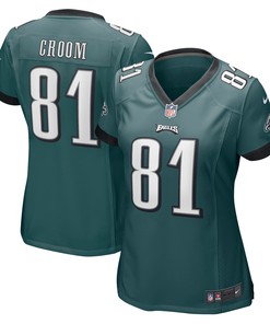 Jason Croom Philadelphia Eagles Womens Game Jersey - Midnight Green Nfl